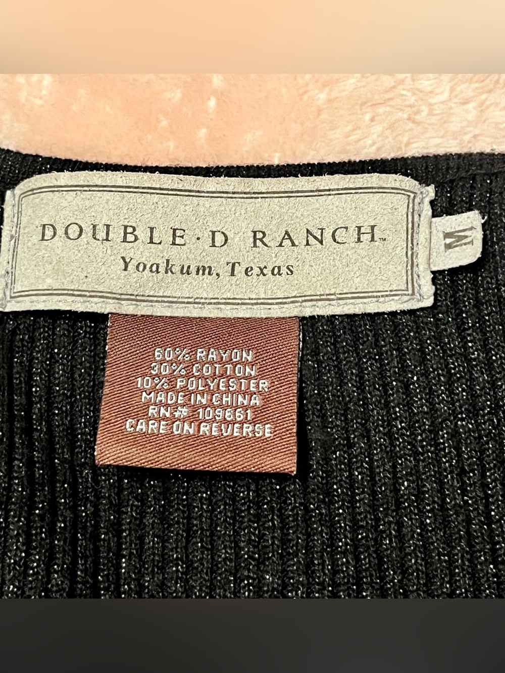 Double D Ranch Metallic Ribbed Tank Top - Picture 2 of 6